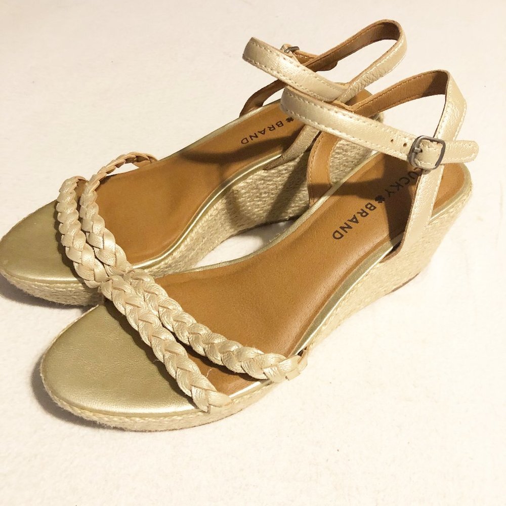 Lucky Brand Wedge Espadrille Wedge Sandals